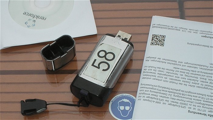 hq6 4 Stück USB GPS-Datenlogger Aufzeichnung Renkforce GT-730FL-S 373689  EAN 4016138704402