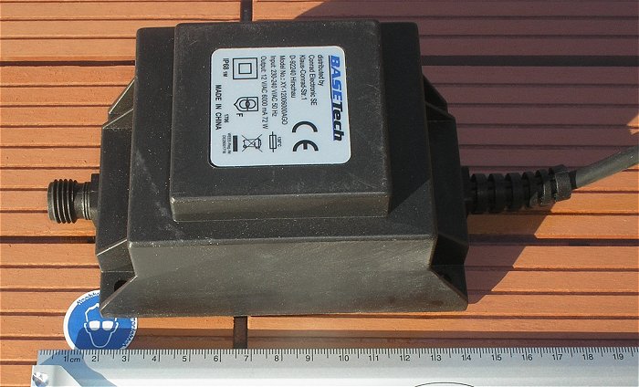 hq2 Trafo Transformator 230V Volt AC auf 12V AC 6A Ampere 72W 1543972 EAN 4016139187235