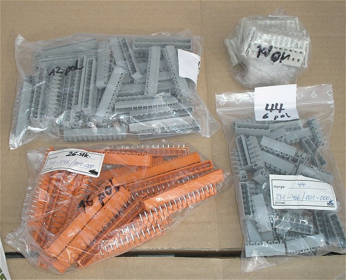 hq2 Posten diverse Steckverbinder Printleiste Steckerleiste Leiterplattenstecker Wago