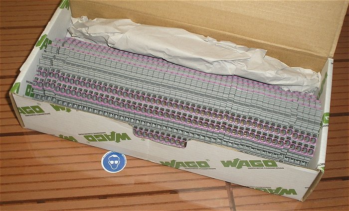 hq1 ca 50x Klemme Reihenklemme Doppelstockklemme 2,5mm² Wago 2002-2408 EAN 4050821145011