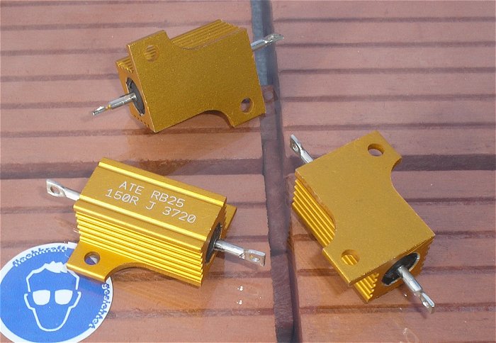 hq1 Lastwiderstand Hochlast Widerstand 150 Ohm 25W Watt ATE RB25 150R J3720
