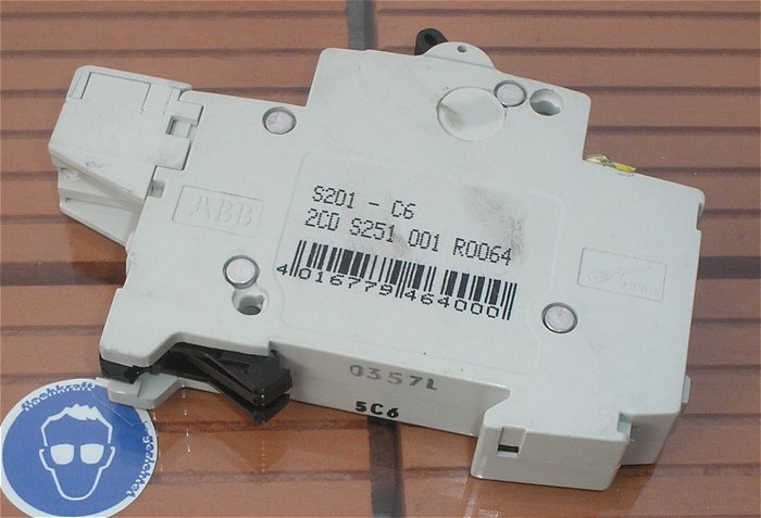 hq2 10x Leitungsschutzschalter LS Automat Sicherung C6 A Ampere 1polig + Hilfskontakt
