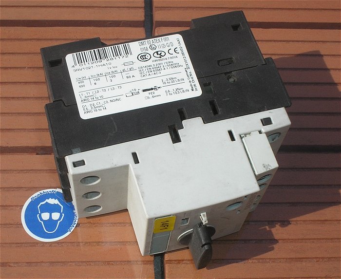 hq2 Motorschutzschalter 5,5-8A Ampere Siemens 3RV1021-1HA10 EAN 4011209281172