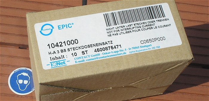 hq3 10x Steckdoseneinsatz 4polig female Lapp Contact Epic H-A 3 BS 10421000 4500875471