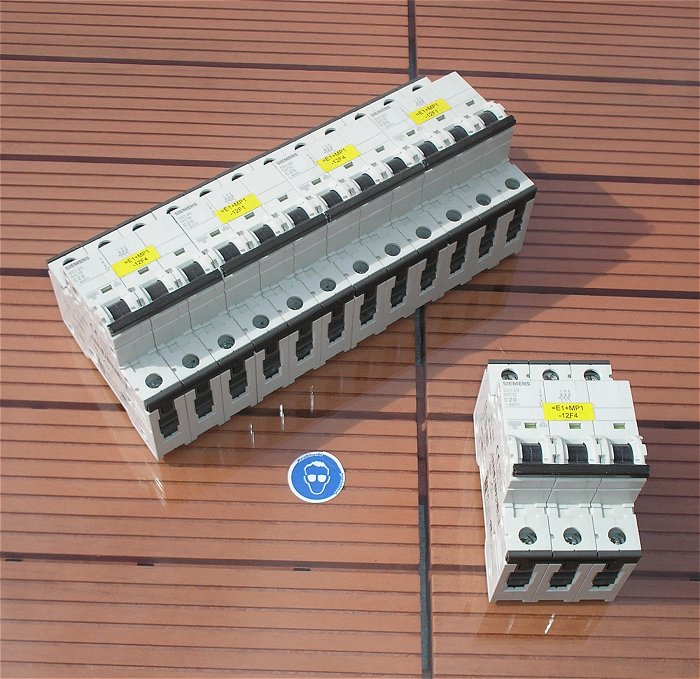 hq Leitungsschutzschalter LS Automat Sicherung C20 A Ampere 3polig Siemens 5SY43