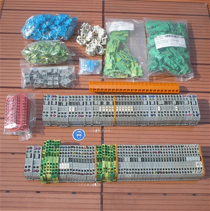 hq großer Posten Reihenklemmen Wago + Weidmüller ZP 2,5 1AN Phoenix Contact 3043035