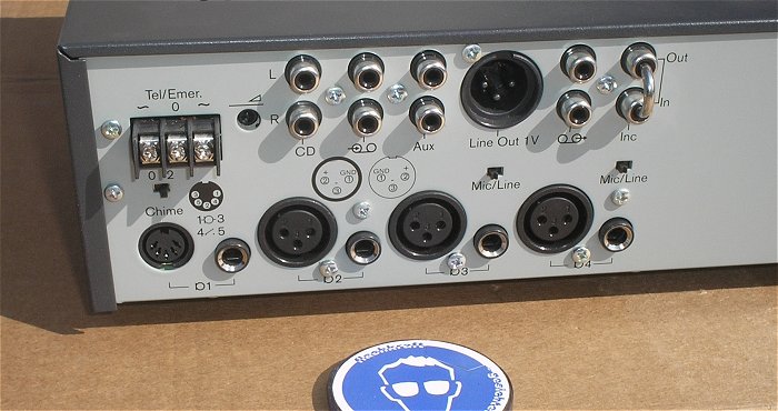 hq5 Mischverstärker ELA PA Audio 70 100V 30W Plena Mixer Amplifier Bosch LBB 1903 10
