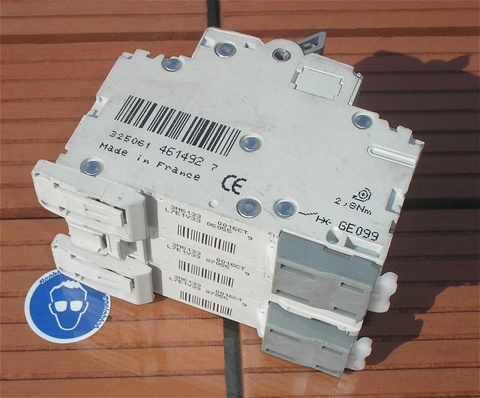 hq1 Leitungsschutzschalter LS Automat Sicherung C16 A Ampere 3polig Hager NCN 316