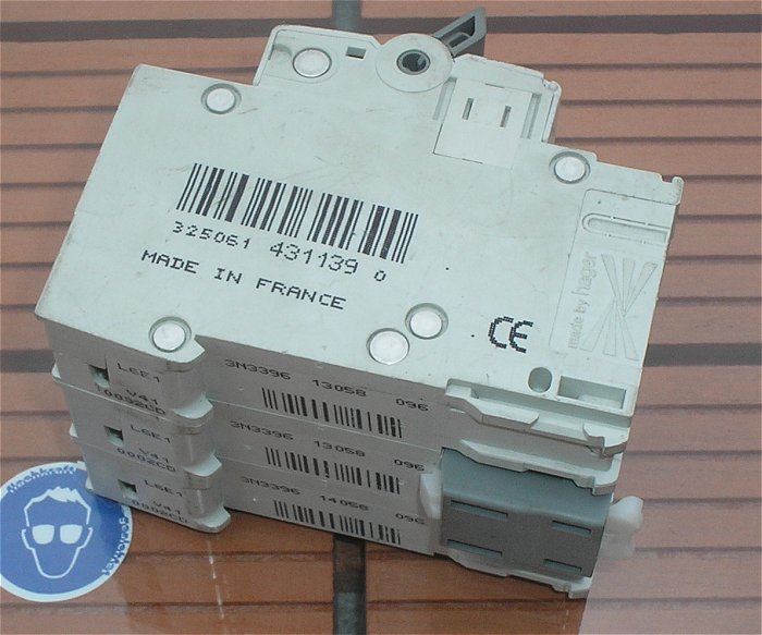 hq1 Leitungsschutzschalter LS Automat Sicherung C2 A Ampere 3polig Hager MCN 302