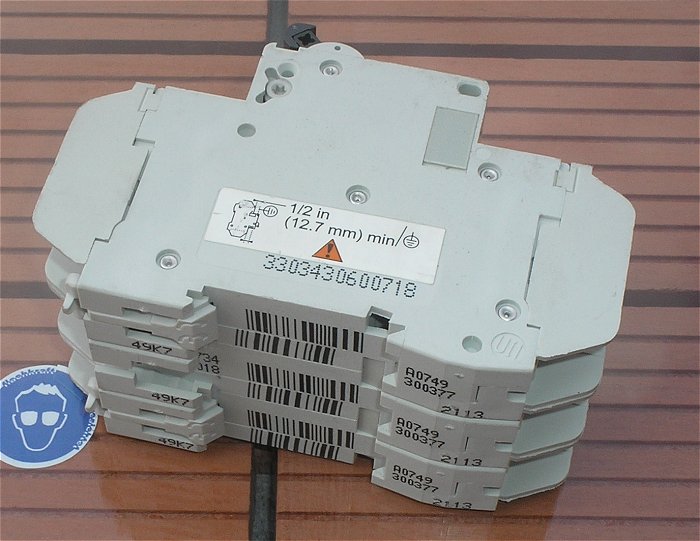 hq1 Leitungsschutzschalter LS Automat Sicherung C3 A Ampere 3polig Merlin Gerin
