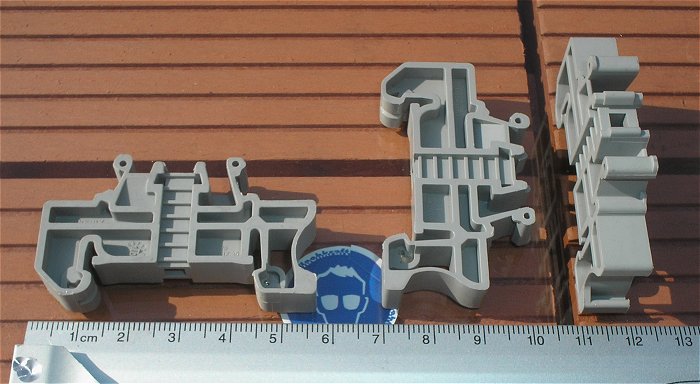 hq2 ca 40x Endhalter Endklemme Endclip für 35mm Hutschiene Phoenix Contact Clipfix 35