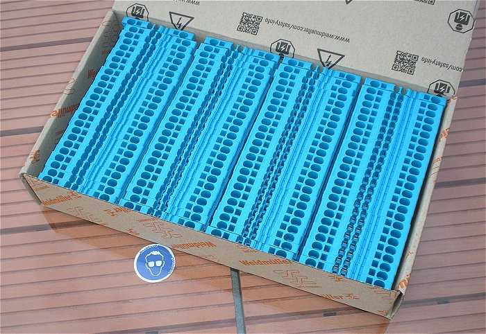 hq1 ca 100x Reihenklemme 2,5mm² blau Weidmüller PDU 2.5 4 BL 1896230000 EAN 4032248511358