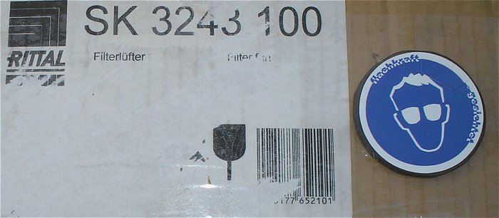 hq5 Filterlüfter Schaltschrank-Lüfter ca 323mm 230V Volt AC Rittal SK3243.100