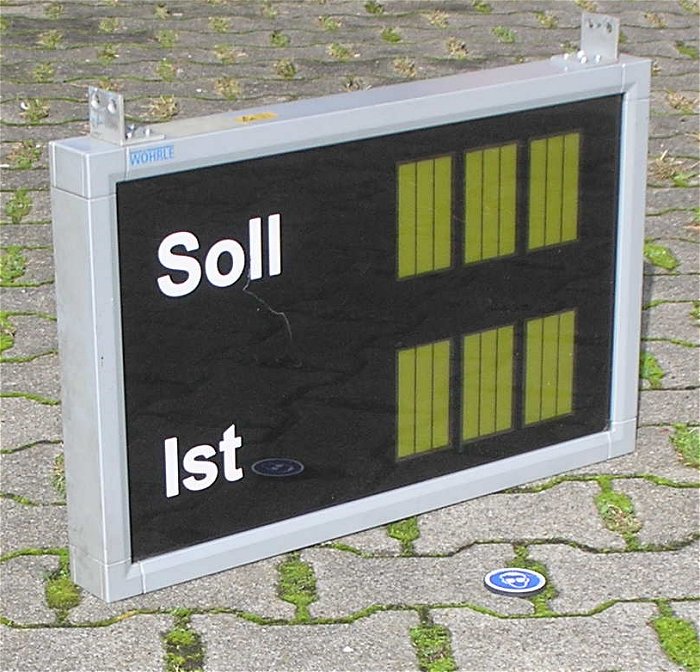 hq LED Digital Display Großanzeige Soll Ist 24V Volt DC Wöhrle GSCGE-0203-100-1180