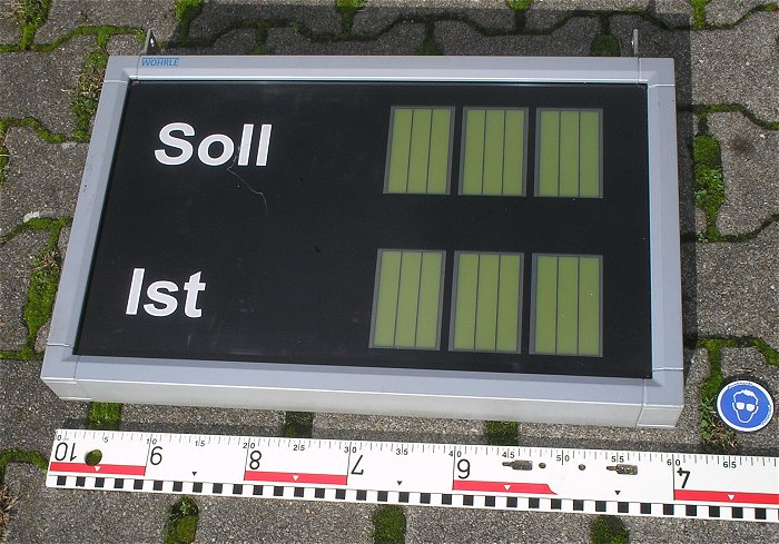 hq2 LED Digital Display Großanzeige Soll Ist 24V Volt DC Wöhrle GSCGE-0203-100-1180