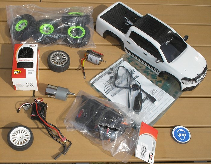 hq10 Paket Modellbau Elektronik RC Auto Car Funk Fernbedienungen Revell Reely Absima