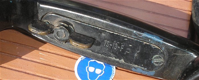 hq6 ein alter Telefonhörer Bakelit Farbe schwarz mit 2x Klinkenstecker ohne Zubehör
