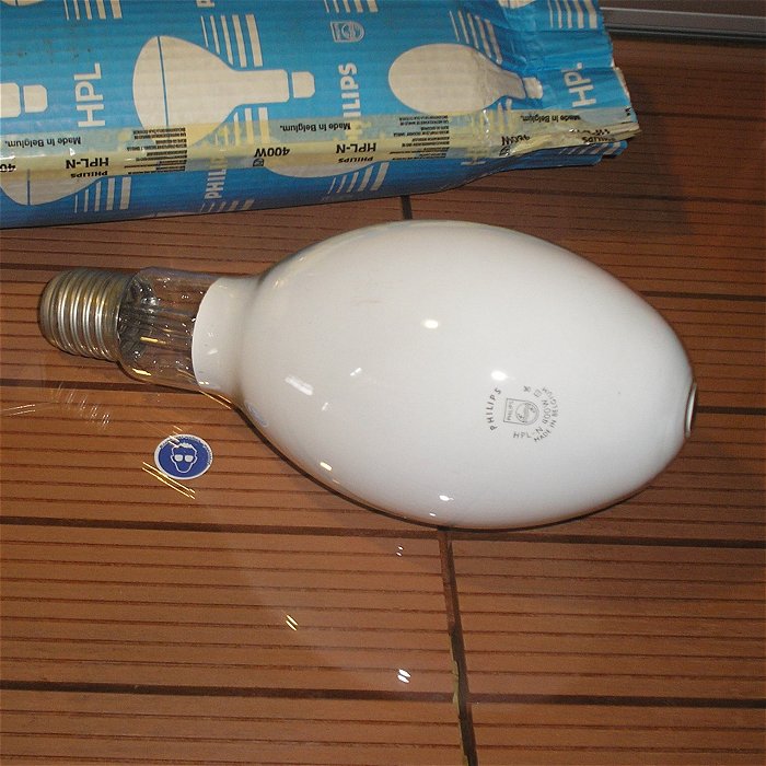 hq Leuchtmittel Entladungslampe Philips HPLN 400 HPL-N 400W Watt E40