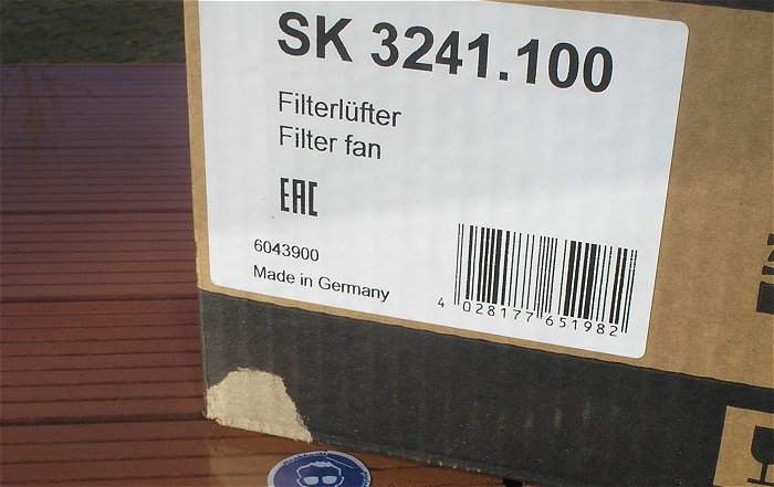 hq5 Lüfter Schaltschranklüfter ca 255mm 230V Volt AC Rittal SK 3241.100 EAN 4028177651982