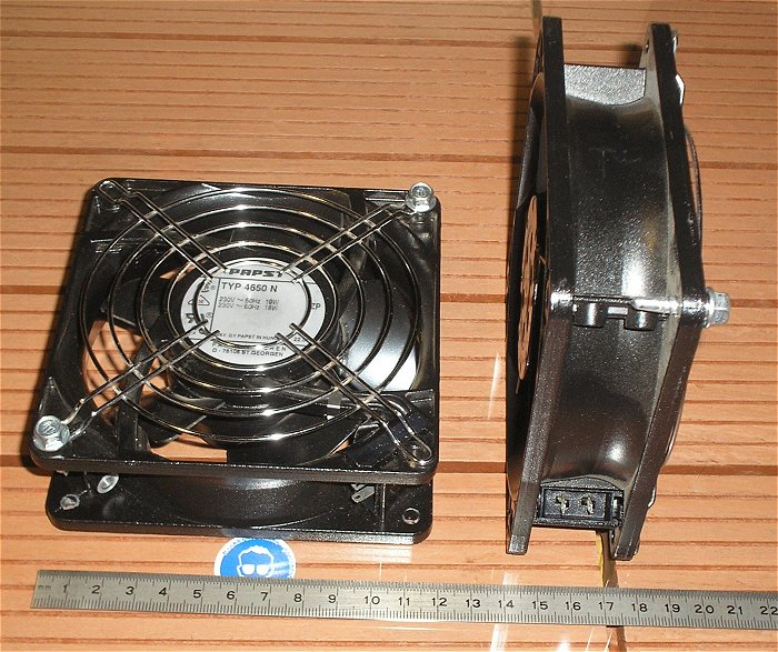 hq3 Lüfter Ventilator ca 120mm 12cm 230V Volt AC 50Hz 19W Papst 4650 N