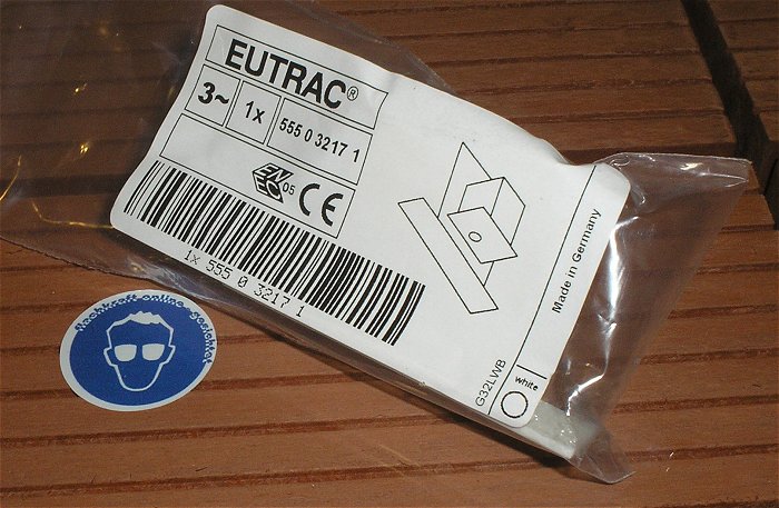 hq1 4x Endkappe Endwinkel weiß 3ph für Stromschiene Eutrac 1x 555 0 3217 1 555032171