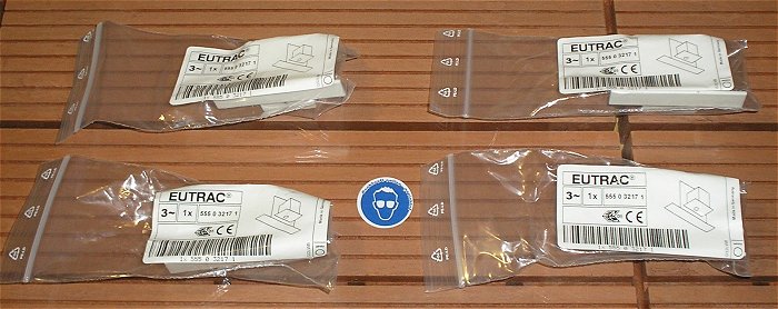 hq3 4x Endkappe Endwinkel weiß 3ph für Stromschiene Eutrac 1x 555 0 3217 1 555032171