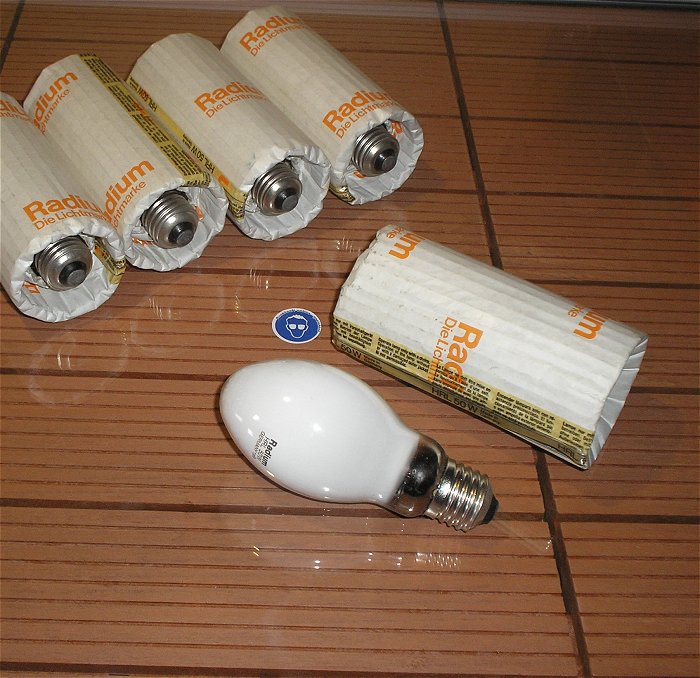hq 5x Leuchtmittel Entladungslampe Radium HRL50W HRL 50W Watt E27