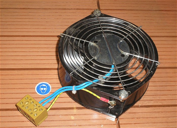 hq1 ca 170mm 17cm Lüfter Ventilator mit Gitter 220V Volt AC Papst 7450