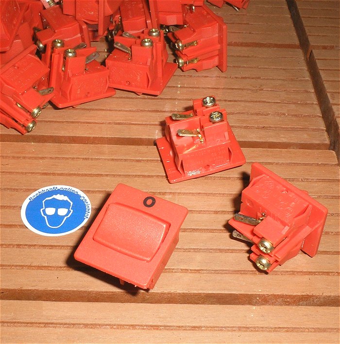 hq 4x Ein An Aus Schalter Wippschalter Kippschalter 2polig 250V 4A Kautt&Bux WK90