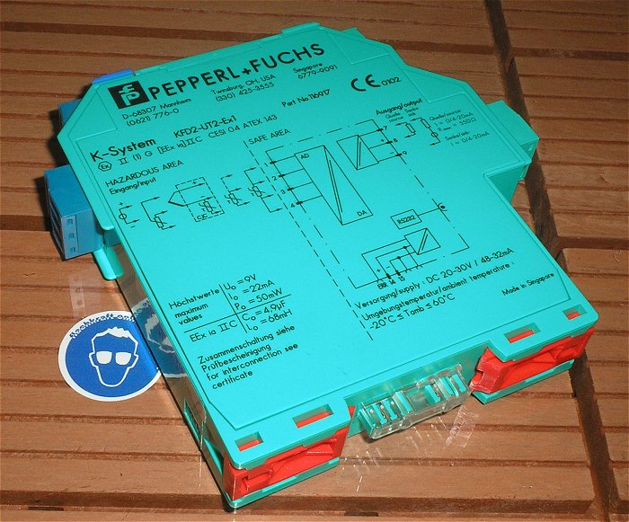 hq1 Temperaturmessumformer 24V DC Pepperl & Fuchs K-System KFD2-UT2-Ex1 116917