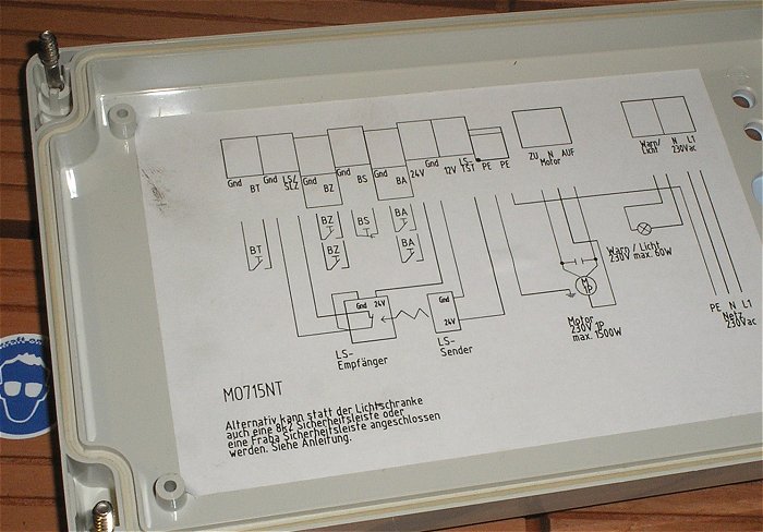 hq5 AP Gehäuse Funk Torsteuerung 230V Volt AC Tedsen Logited MO715NT 6516010000