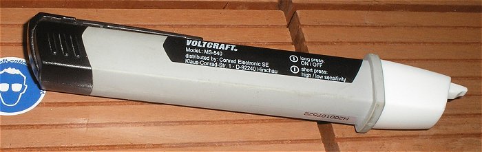 hq1 Spannungsprüfer Magnetfeldprüfer berührungslos CAT IV 1000V Voltcraft MS-540