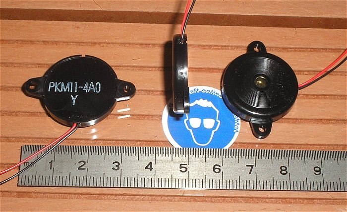 hq3 4x Piezo Summer Buzzer ohne Elektronik Murata PKM11-4A0Y PKM11-4A0