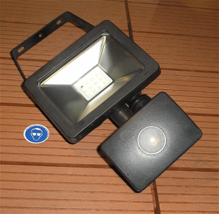 hq LED Fluter Scheinwerfer Flutlicht Strahler PIR 230V Volt AC 10W Goobay 58998
