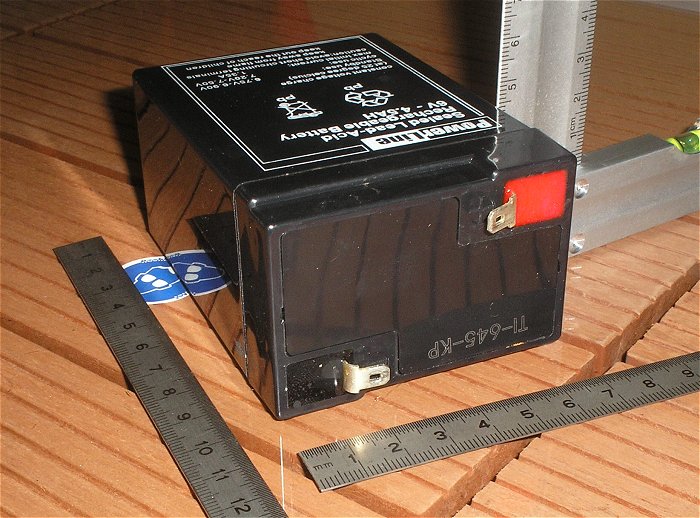hq3 Akku Akkumulator Bleiakku 6V Volt DC 4,5Ah Amperestunden Powerline TI-645-KP