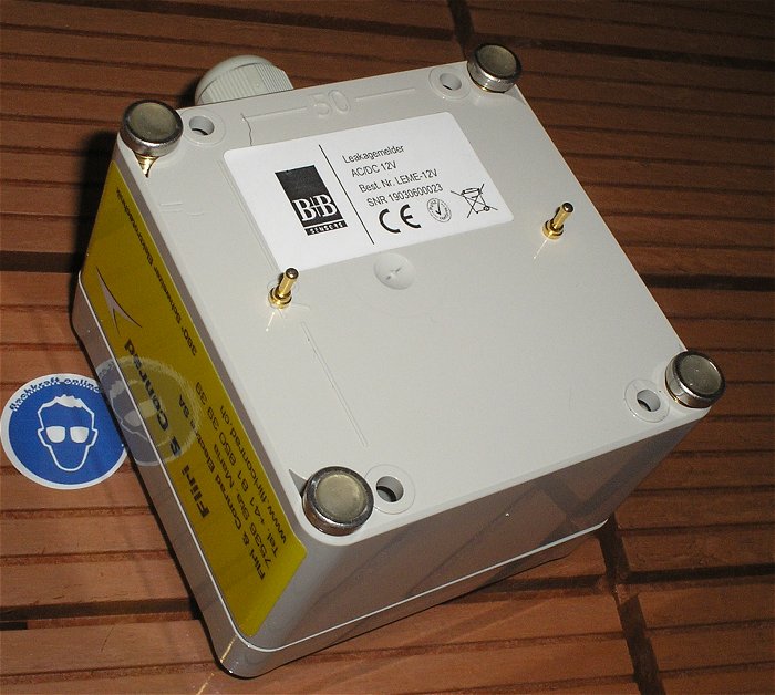 hq1 Gehäuse Waterdetector Leckagemelder B + B Sensors LEME-12V 502488 EAN 4016138557237