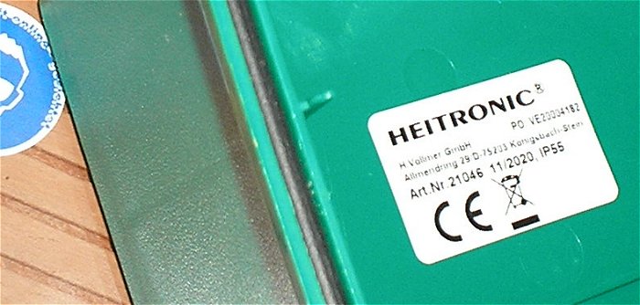 hq3 Sicherheitsverteilerbox Verteiler Box Koffer grün ca 350x120x240 mm Heitronic 21046