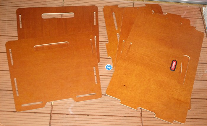 hq Holzplatten ohne weiteres Zubehör vermutlich für Radkiste Cargo Klickfix Werkhaus
