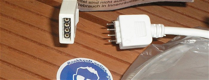 hq6 LED RGB Streifen + Controller Paul Neuhaus 825619 + Netzteil 12V 2A + IR FB Bastler