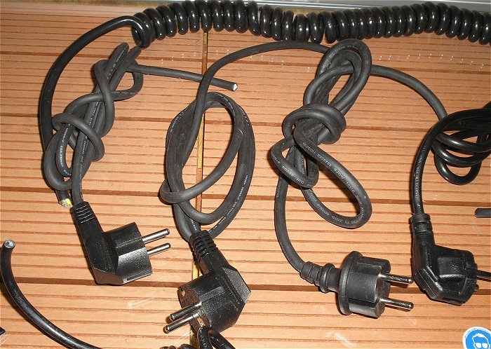 hq1 diverse Netzkabel Anschlußleitung Schuko Euro Kabel Schukostecker Eurostecker