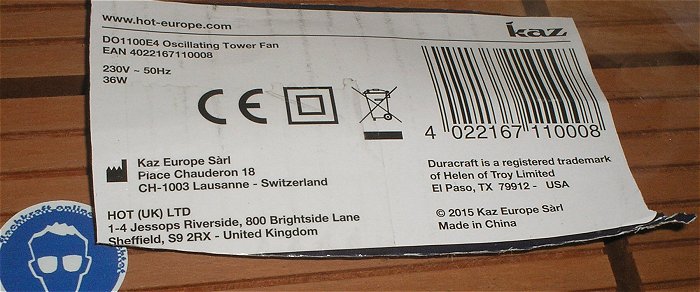 hq3 Schwenkfuß ca 90 Grad Synchronmotor 230V AC 5 UPM RPM für Bastler von EAN 4022167110008
