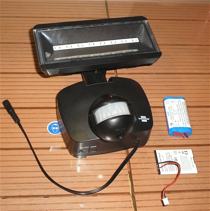 hq LED Fluter Scheinwerfer Outdoor Akku für Solar Brennenstuhl SOL 800 DE 3595